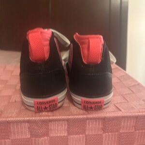 Converse All Star Black and Pink Sneakers